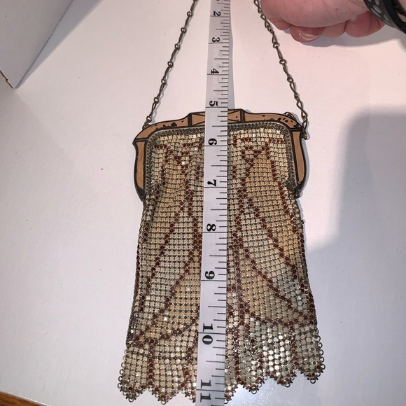 Whiting and Davis Vintage beaded satchel - Picture 15 of 16